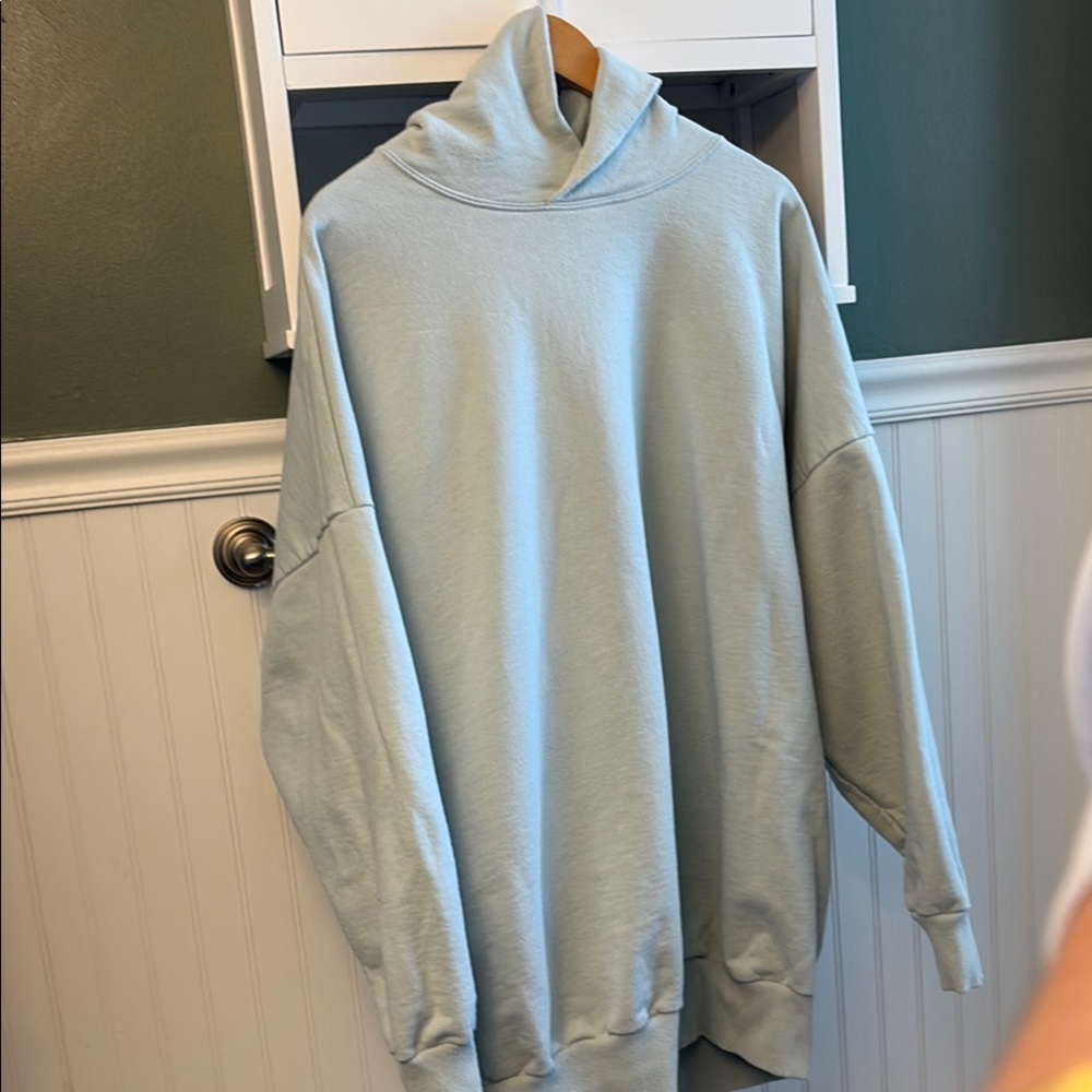 TKEES Oversized XL Seafoam Green Sweatshirt SZ 4/5
